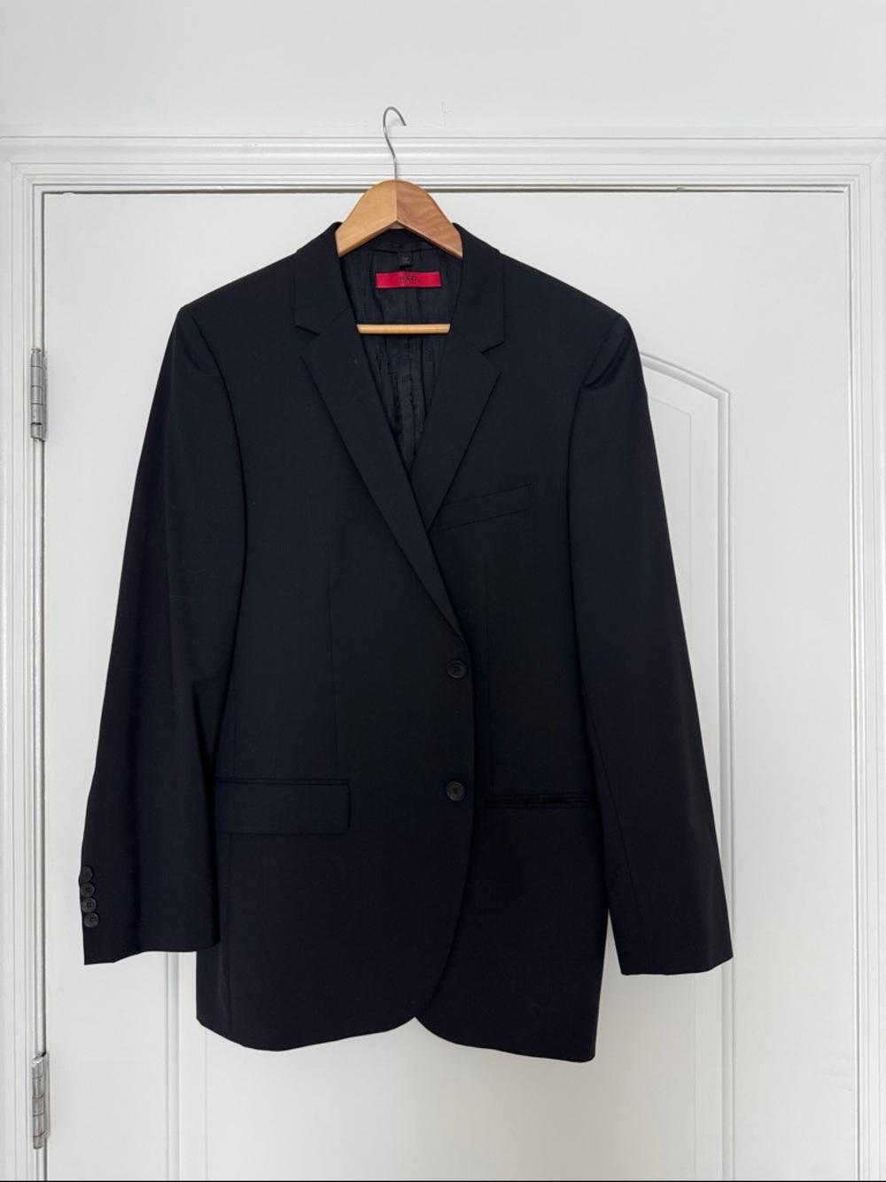 Hugo Boss Men's Black Two-Button Blazer